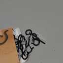 36 PCS Q-Hanger Hooks with Safety Buckle, Windproof Screw Hooks for Outdoor String Lights Hanging Christmas Lights, Plants, with 1 Wing Nut Driver (Black)