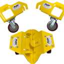 118.574 Push Industries Loader Wheels for John Deere 200CX, 120H and 120R Front End Loader NSL - Complete Dolly System