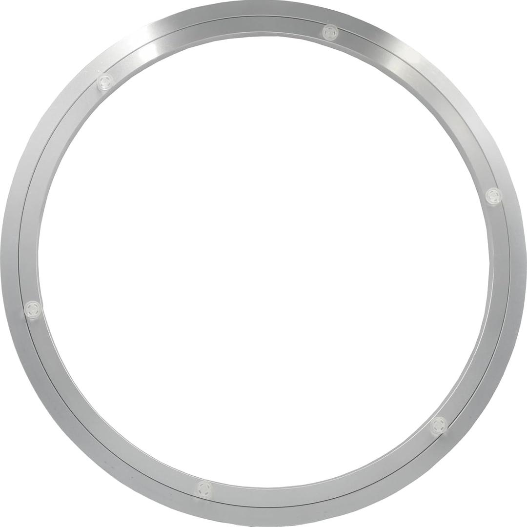 Lazy Susan 20 Inchs Aluminum Bearing Metal Rotating Turntable Bearings Swivel Plate Hardware for Dining-Table and Workbench Non-Slip