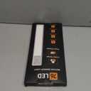 Under Cabinet Lighting Wireless, Rechargeable Motion Sensor Light Indoor, 3 Color Dimmable Closet Light Battery Operated with LED Power Display, Magnetic Under Counter Lights for Kitchen, Home (3Pack)