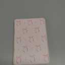 Coquette Clear Case Fits 6 Inch Kindle 11th Generation(2022/2024),6" Ultra Slim Book Cover with Hand Strap,Pink Protective Case Basic Kindle Accessories Auto Wake/Grip/Holder