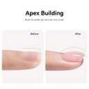 MAYCHAO Pink Builder Gel for Nails, 15ml Nail Strengthener in a Bottle, Nail Extension Hard Gel, Soak Off Long Lasting UV Light Cure (21)