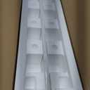30 in. W x 4 in. H Engineered Stone Backsplash for Bathroom Vanity Sink Top in Carrara White
