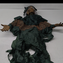 Halloween Decorations Indoor & Ourdoor, Life Size Halloween Animatronics Witch Decoration with Motion and Touch Activated Lights & Sounds, Halloween Animatronics Clearance