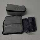 ALLCAMP Insulin Cooler Travel Case with 4 Ice Pack and Insulation Liner for Diabetic Organize Medication (9X 4.72x 3.14 inches) (Light Gray)