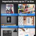 Comic Book Top Loaders for Current, Toploader Hard Sleeves Holder for Comic Books Storage and Display, 10 Pack