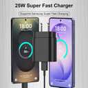 S26 S25 S24 S23 S22 Fast Charger for Samsung Phone,25W USB C Charger Android Chargers Type C Charger Fast Charging Block 10Ft USB C Cable Cord for Samsung Galaxy S26/S25/S24/S23/S22/S21/S20/Plus/Ultra