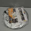 EcoNour Car Windshield Sun Shade  B&W American Flag USA Patriotic Design 240T Polyester Foldable Front Window Shade for SUV & Trucks  UV Ray Blocker  Medium (64x32 Inch) Sun Protector