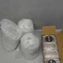 Yookeer 7 Sets Christmas Hot Chocolate Bar Hot Cocoa Bar Supplies 25 oz Glass Mason Jars Acrylic Storage Container Box with Lids Spoons Label Stickers for DIY Chocolate Decorative Bottles Accessories