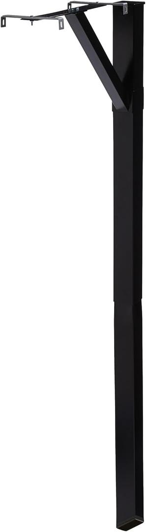 Architectural Mailboxes Drive-in Post Kit Galvanized Steel Mailbox Post, Compatibility Code A, B, SDPK00AM, Black