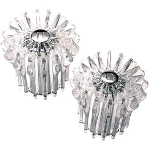 Danco 88261 Faucet Handles for Price Pfister Marquis in Clear Acrylic, Chrome, Pair