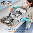 Pressurized Handheld Steam Cleaner,13Pcs Portable Deep Cleaning Steamer