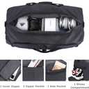 120L Foldable Collapsible Waterproof Travel Duffel Bag for Men and Women with Shoe Compartment
