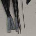 Zeyune 50 Pcs Halloween Black Artificial Branches Floral Picks Vase Filler 17.72 Inch Artificial Curly Willow and 3D Bats Wall Decals Sticker Decor Tree Glittery Flowers for Gothic Home