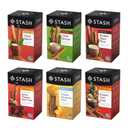 Stash Tea Chai Tea Variety Pack Sampler Assortment - Caffeinated, Non-GMO Project Verified Premium Tea with No Artificial Ingredients, 18-20 Count (Pack of 6)