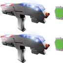 LASER X The Original Two Player Laser Tag Gaming Set, Blasters & Vest Sensors, Ages 6+