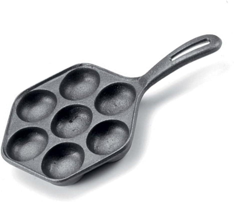 Norpro Cast Iron Stuffed Pancake Pan, Munk/Aebleskiver