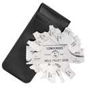 Stainless Steel MG-11 7 Piece Fillet Weld Gauge Inch&Metric Convex Type Welding Inspection Gauge