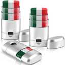 Maxcheck 3 Pcs Mexican Theme Eye Face Paint Blendable Safe Glare Reduction Mexico Flag Green White and Red Eye Face Paint for Mexican Party Sporting National Events