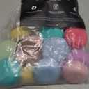 Juvale Macaron Pill Case - Macaron Jewelry Holder & Pill Box - Durable Mini Plastic Containers with Lids - 8 Colors, 1.7 in - Pack of 16