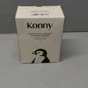 Konny Baby Carrier Flex AirMesh with Head Support - Adjustable, Easy to Wear, Hands-Free Breathable Baby Wrap Sling, Perfect for Newborn Babies Essentials up to 44 lbs (XS-XL) -Charcoal