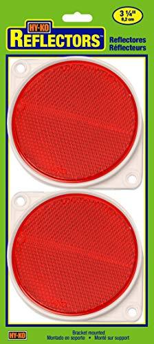 Hy-Ko Products CDRF-3R Nail On Reflector 3 1/4 Diameter Red, 0.5 Ounce (Pack of 6)