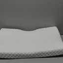 Derila King Size Neck Pillow for Sleeping, Ergonomic & Cervical Pillow for Neck Support & Relief, Memory Foam Side Sleeper Pillows, Bed Contour Pillows for Back, Stomach Sleepers (King Size (23.6" x 13.4" x 4.3"), 1 Pillow_white)