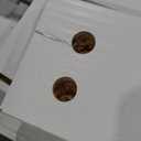 Tribesigns Modern Computer Desk with 2 Drawers, 41 Inches Study Writing Office Desk for Home Office, Bedroom, Makeup Vanity Table Desk with Gold Metal Frame, White & Gold