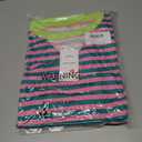 Women Striped Oversized Sweatshirt Long Sleeve Crewneck Hoodies Shirts 2024 Fall Pullover Top Trendy Preppy Clothes (L)