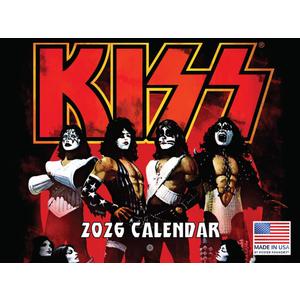 KISS Calendar 2026 Music Band Merchandise Monthly Wall Calender 12 Month | American Made In The USA