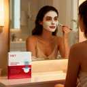 HKY Cooling Instant Soothing Facial Mask - Skin care Redness Relieving Deep Hydrating Pore Tightening with Zinc PCA, Botanical Peony, CoQ10, For Repair Skin Barrier(1 Box 12 Count)