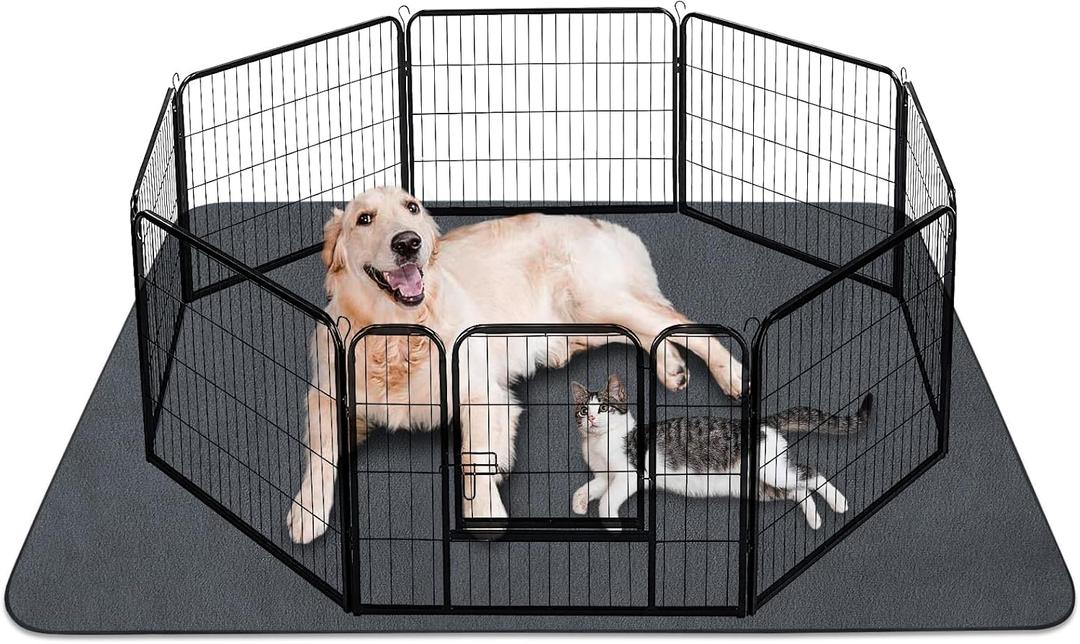 INVENHO Washable Pee Pads for Dogs 60"x48" Reusable Dog Pads Large Upgrade Non-Slip Dog Pee Pads Heavy Absorbency Puppy Pee Pads Quick Dry Whelping Pads/Waterproof Puppy Training Pad (60x48 Inch (Pack of 1))