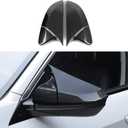 Car Rearview Mirror Guard Cover Decals for Honda Civic 2016 2017 2018 2019 2020 2021 10th Gen Accessories ABS Carbon Fiber Exterior Stickers
