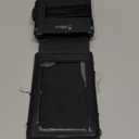 umoven Wallet for Men with AirTag(iOS Only), Mens Metal Wallet Minimalist with Money Clip & ID Window, Slim Leather Slots RFID Blocking Bifold Wallet, Smart Pop Up Credit Card Holder Wallet (Black)