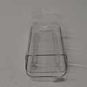 theaoo Egg Holder for Fridge, Automatic Rolling Egg Container for Refrigerator, Clear Plastic Egg Dispenser, Stackable Eggs Organizer with Quick Removable inner Tray For Organizers and Storage, 1Pack