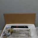 Rattan Nightstand,Farmhouse Bedside Table with 2 Storage Drawer and Open Wood Shelf, for Bedroom and Small Spaces,Night Stand with Solid Wood Legs (Grey Oak)