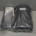 TOBTOS Inflatable Camping Sleeping Pad with Pillow, Thick 6 Inch Ultralight Sleeping Pad with Built-in Pump, Lightweight Sleeping Mat for Camping, Backpacking, Hiking, Tent (Grey) (Single)