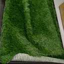 LOOBANI Dog Grass Pad with Tray - Dog Litter Box - Indoor Potty for Apartment and Patio Training - with 2 Packs Grass Pee Pads for Replacement, 2030 Inch