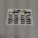Royaomis 10 Pairs Cat-Eye Magnetic Lashes With Eyeliner, 3D Magnetic Eyelashes Natural Look With Eyeliner, Fake Eyelashes Magnetic