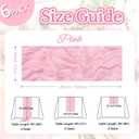 6 Pack Pink Table Runner 10ft Boho Gauze Fabric Cheesecloth Table Runner 35 x 120 Inch Rustic Sheer Runner for Holiday Baby Shower Home Dcor Party Wedding Decoration