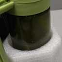 TrendPlain - Original 16oz/470ml Olive Oil Dispenser Bottle for Kitchen Gadgets and Air Fryer Accessories - Olive Oil Sprayer for Cooking w/Stickers - Black&Green