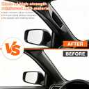 Driver Side A-Pillar Grab Handle Fit for Tacoma 3rd Gen (2016-2023), OEM-Style Texture, Matches Passenger Side, A Full-Grip Handle, Sturdy, No Gaps Creaking Noise, Easy Installation (Black)
