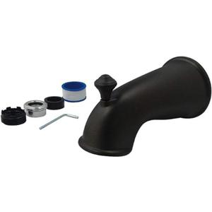 KINGSTON BRASS K1275A5 6-Inch Universal Diverter Tub Spout, Oil Rubbed Bronze