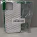 Magnetic Case for iPhone 15, Compatible with MagSafe, Aesthetic Polka Dot Cute Design for Women, Hybrid 2-Layer Hard Shell Phone Cover, White