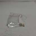 Stadium Approved Bags for Women -Shoulder Bags PVC Purse, Concert Bag (Clear-plastic Strap)