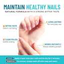 Stop Nail Biting Treatment for Kids & Adults Bitter Taste No-Bite Nail Polish, Thumb Sucking Deterrent, Non-Toxic Safe Formula, Supports Healthy Nail Growth 0.5 fl oz