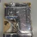 CHULUX Slim Espresso Machine with Milk Frother, 20 Bar Professional Italian Pump Espresso Coffee Machine for Home Cappuccino & Latte Maker, Stainless Steel, Black