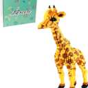 Larcele Micro Giraffe Building Blocks Animal Mini Building Toy Bricks,4737 Pieces KLJM-02 (Model 2841)