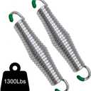 Porch Swing Springs Heavy Duty - 1300Lbs Hammock Chair Spring,Hanger Ceiling Mount Spring (Silver)