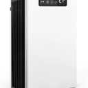 Dehumidifier, 98OZ Dehumidifiers for Home(1000sq.ft), Humidity Display Dehumidifier for Basement Bathroom Bedroom, Auto Shut Off, Washable Filter, Drain Hose, Timer, 7 Ambient Lights, White